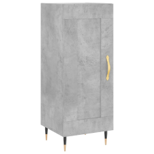 vidaXL betonszürke szerelt fa tálalószekrény 34,5 x 34 x 90 cm (830424) bútor