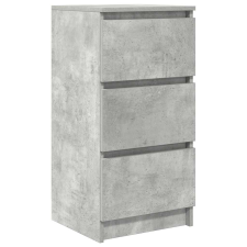 vidaXL betonszürke szerelt fa tálalószekrény 37,5x35x76 cm (861727) bútor