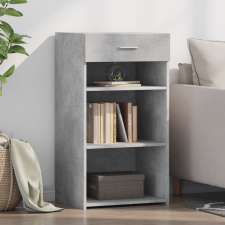 vidaXL betonszürke szerelt fa tálalószekrény 50 x 42,5 x 93 cm bútor