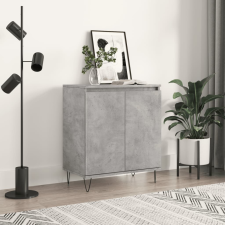 vidaXL betonszürke szerelt fa tálalószekrény 60 x 35 x 70 cm bútor