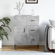 vidaXL betonszürke szerelt fa tálalószekrény 69,5 x 34 x 90 cm bútor