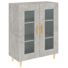 vidaXL betonszürke szerelt fa tálalószekrény 69,5 x 34 x 90 cm (812118) bútor