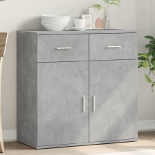vidaXL betonszürke szerelt fa tálalószekrény 79 x 38 x 80 cm bútor