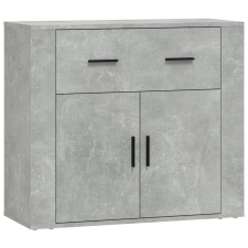 vidaXL betonszürke szerelt fa tálalószekrény 80x33x70 cm (816572) bútor