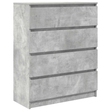 vidaXL betonszürke szerelt fa tálalószekrény 80x35x99 cm (3328483) bútor