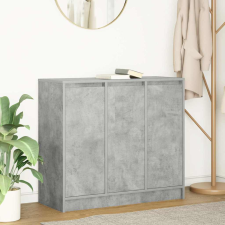 vidaXL betonszürke szerelt fa tálalószekrény 85x34x76 cm bútor