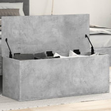 vidaXL betonszürke szerelt fa tárolóláda 90 x 35 x 35 cm bútor