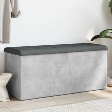vidaXL betonszürke szerelt fa tárolópad 102 x 42 x 45 cm bútor