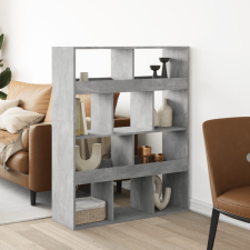 vidaXL betonszürke szerelt fa térelválasztó 100 x 33 x 125,5 cm bútor