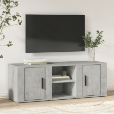 vidaXL betonszürke szerelt fa TV-szekrény 100 x 31,5 x 35 cm bútor