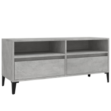 vidaXL betonszürke szerelt fa TV-szekrény 100x34,5x44,5 cm (831905) bútor