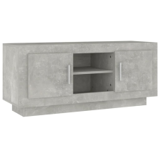 vidaXL betonszürke szerelt fa TV-szekrény 102x35x45 cm (811794) bútor