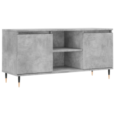 vidaXL betonszürke szerelt fa TV-szekrény 104x35x50 cm (827008) bútor