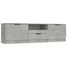 vidaXL betonszürke szerelt fa TV-szekrény 140x35x40 cm (811452) bútor