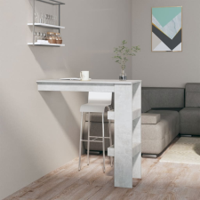 vidaXL betonszürke színű szerelt fa fali bárasztal 102x45x103,5 cm bútor