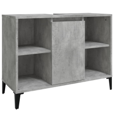 vidaXL betonszürke színű szerelt fa mosdószekrény 80 x 33 x 60 cm (821296) fürdőszoba bútor