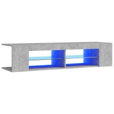 vidaXL betonszürke TV-szekrény LED-lámpákkal 135 x 39 x 30 cm (804233) bútor