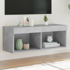 vidaXL betonszürke TV-szekrény LED-világítással 80 x 30 x 30 cm bútor