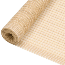 vidaXL bézs HDPE belátásgátló háló 2 x 25 m 75 g/m² kerti bútor