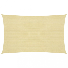 vidaXL Bézs HDPE napvitorla 160 g/m² 2 x 5 m kerti bútor