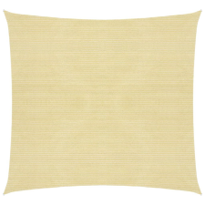 vidaXL bézs HDPE napvitorla 160 g/m² 3 x 3 m kerti bútor