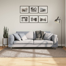 vidaXL bézs hosszú szálú bozontos modern szőnyeg 140 x 200 cm lakástextília