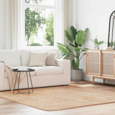 vidaXL bézs poliészter hosszú szálú NAVARRA bozontos szőnyeg 200x200cm lakástextília