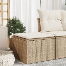 vidaXL bézs polyrattan kerti szék párnával 55 x 55 x 37 cm kerti bútor