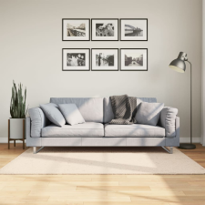 vidaXL bézs rövid szálú puha és mosható szőnyeg 120 x 170 cm lakástextília