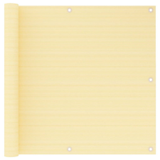 vidaXL bézs színű HDPE erkélytakaró 90 x 500 cm kerti bútor