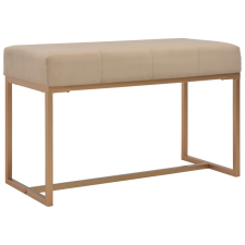 vidaXL bézsszínű bársonypad 80 cm bútor