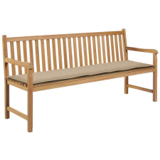 vidaXL bézsszínű párna kerti padhoz 180 x 50 x 3 cm kerti dekoráció