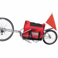 vidaXL Bicikli Pótkocsi Egykerekű Tároló Táska kerékpár és kerékpáros felszerelés