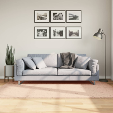 vidaXL blush színű rövid szálú puha és mosható szőnyeg 140x200 cm lakástextília