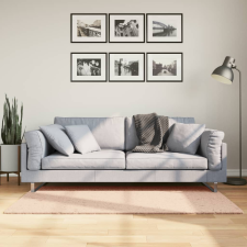 vidaXL blush színű rövid szálú puha és mosható szőnyeg 80x150 cm lakástextília