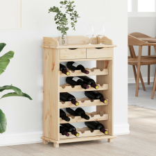 vidaXL Bor Rack 90x60x30 cm Tömör Fa Fenyő konyhai eszköz