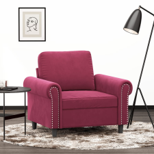 vidaXL bordó bársony kanapéfotel 60 cm bútor