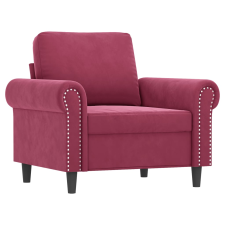 vidaXL bordó bársony kanapéfotel 60 cm (359513) bútor