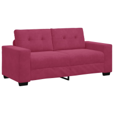 vidaXL bordó bársony loveseat kanapé 140 cm (4105126) bútor