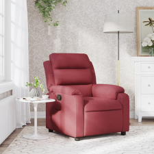 vidaXL bordó dönthető szövet fotel bútor