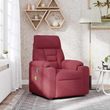 vidaXL bordó dönthető szövet masszázsfotel (4015555) masszázsfotel