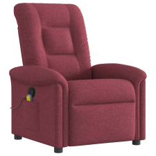 vidaXL bordó dönthető szövet masszázsfotel (4015629) masszázsfotel