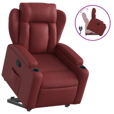 vidaXL bordó műbőr álló dönthetőfotel (3204548) bútor