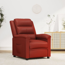 vidaXL Bordó műbőr dönthető fotel bútor