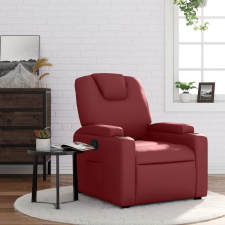 vidaXL bordó műbőr dönthető fotel bútor
