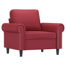 vidaXL bordó műbőr kanapéfotel 60 cm (359497) bútor