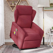 vidaXL bordó szövet dönthető masszázs- és állófotel (3303147) masszázsfotel
