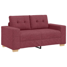 vidaXL borvörös szövet loveseat kanapé 120 cm (4105071) bútor