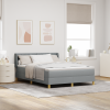 vidaXL Box Spring Ágy Matrac Ezüstszürke 140x200 cm Textil