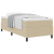 vidaXL Box Spring Ágy Matrac Készlettel Bézs, Fehér Kord szövet (3337451)